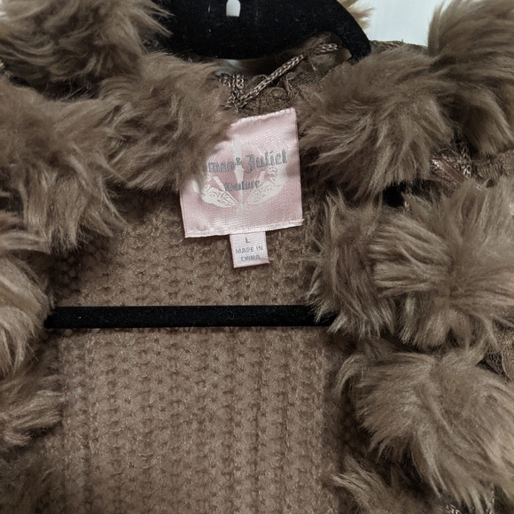 Brown knit cardigan - Picture 3 of 3